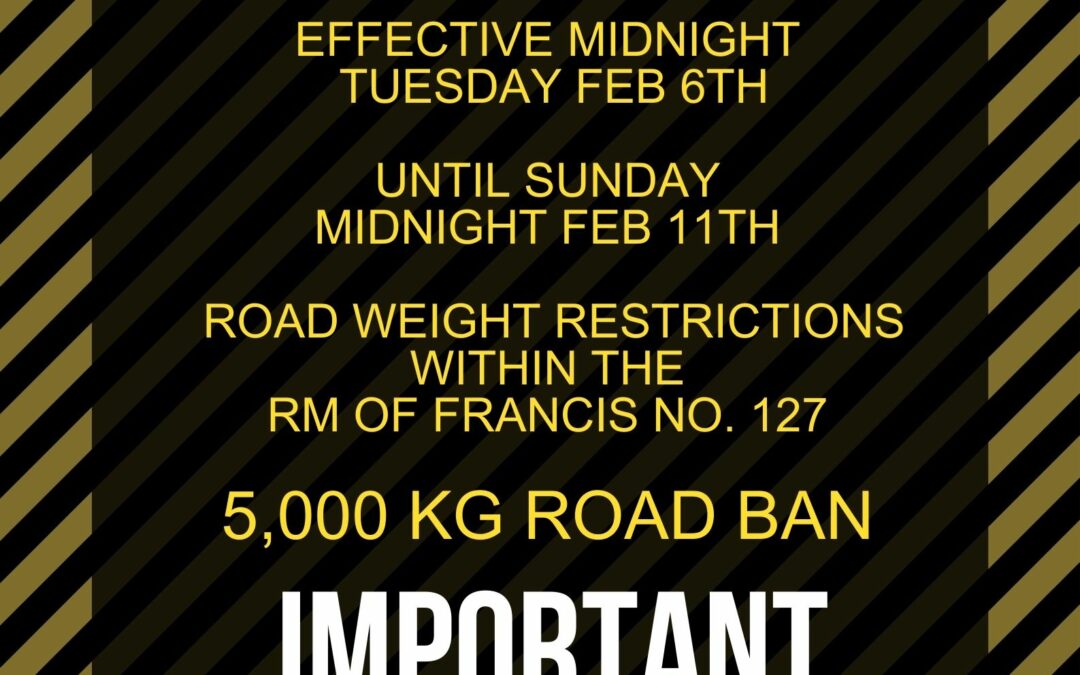 RM of Francis No. 127 Road Weight Bans